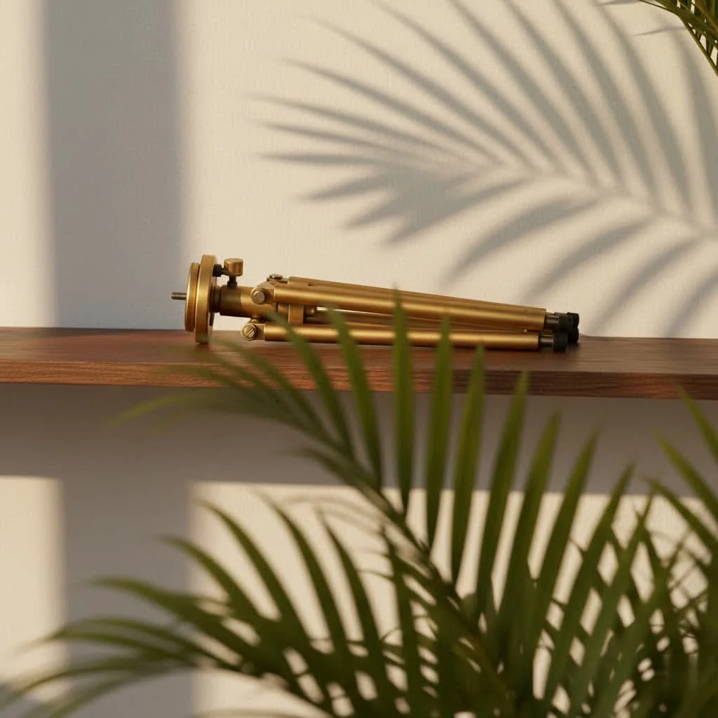 Tripod hammock stand supporting a person relaxing outdoors